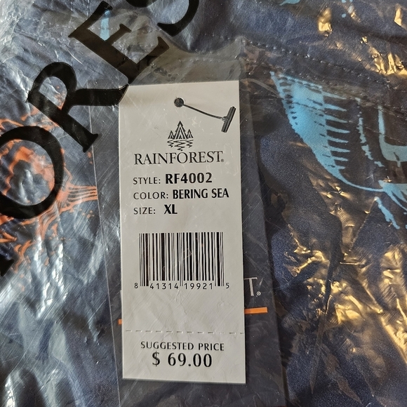 Rainforest Men's Catch Quick Dry Swim Trunks, Swordfish Navy Bering Sea - Picture 16 of 16